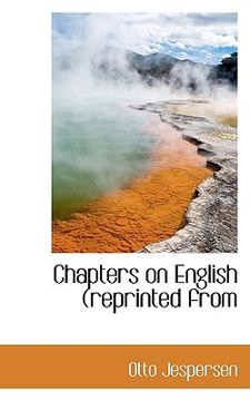 portada chapters on english (reprinted from (en Inglés)
