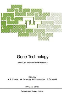 portada gene technology: stem cell and leukemia research (in English)