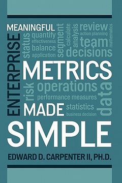 portada meaningful enterprise metrics made simple (en Inglés)