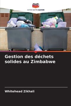 portada Gestion des déchets solides au Zimbabwe (en Francés)