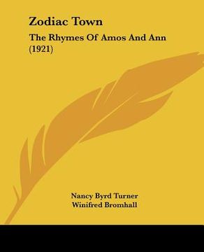 portada zodiac town: the rhymes of amos and ann (1921) (en Inglés)