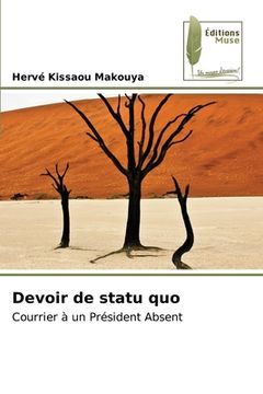 portada Devoir de statu quo (en Francés)