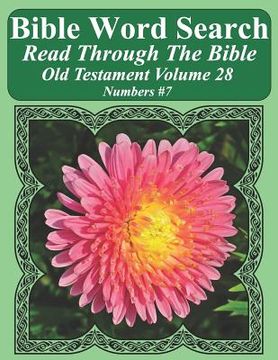 portada Bible Word Search Read Through The Bible Old Testament Volume 28: Numbers #7 Extra Large Print (en Inglés)