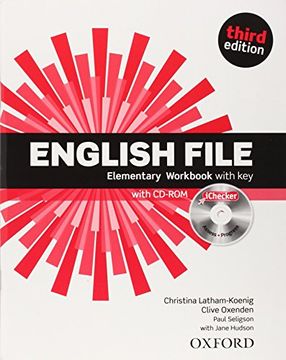 portada English File Third Edition: English File 3rd Edition Elementary. Workbook With key and Ichecker 