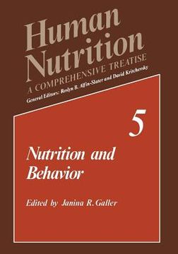 portada Nutrition and Behavior (en Inglés)