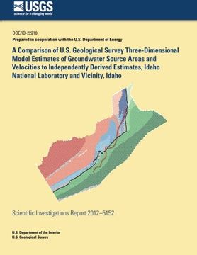 portada A Comparison of U.S. Geological Survey Three-Dimensional Model Estimates of Groundwater Source Areas and Velocities to Independently Derived Estimates, Idaho National Laboratory and Vicinity, Idaho
