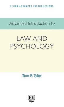 portada Advanced Introduction to law and Psychology (Elgar Advanced Introductions Series) (en Inglés)