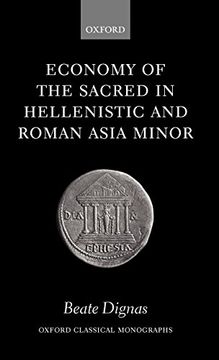 portada Economy of the Sacred in Hellenistic and Roman Asia Minor (en Inglés)