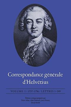 portada Correspondance Générale D'helvétius: 1737-1756 (en Francés)