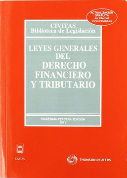 portada Leyes Generales del Derecho Financiero y Tributario