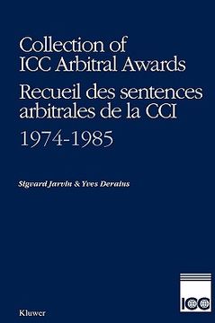 portada collection of icc arbitral awards 1974-1985 (in English)
