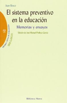 portada El Sistema Preventivo en la Educación. Memorias y Ensayos (in Spanish)