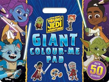 portada Star Wars Young Jedi Adventures: Giant Colour me pad