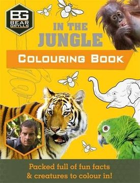 portada Bear Grylls Colouring Books: In the Jungle (Bear Grylls Activity) 