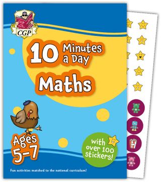 portada New 10 Minutes a day Maths for Ages 5-7 (With Reward Stickers) (Cgp ks1 Activity Books and Cards)