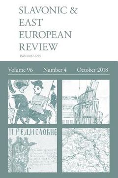 portada Slavonic & East European Review (96: 4) October 2018 (in English)