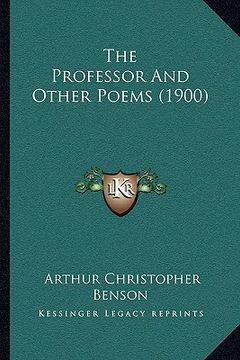 portada the professor and other poems (1900) (en Inglés)