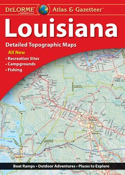 portada Delorme Atlas & Gazetteer: Louisiana (in English)