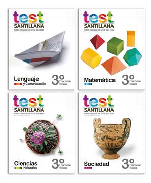 portada Kit Test 3 Básico (Textos: Lenguaje, Matemática, cs. Naturales, Sociedad)