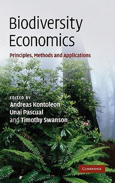 portada Biodiversity Economics Hardback: Principles, Methods and Applications (en Inglés)
