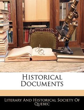 portada historical documents (en Inglés)