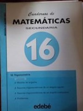 portada Cuadernos de Matemáticas, 16. Trigonometría