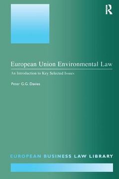 portada European Union Environmental Law: An Introduction to Key Selected Issues (en Inglés)