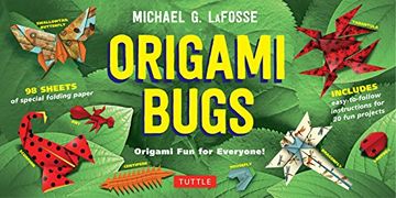 portada Tuttle Origami Bugs – Kit Origami Divertido Para Todos. 