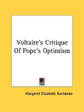 portada voltaire's critique of pope's optimism