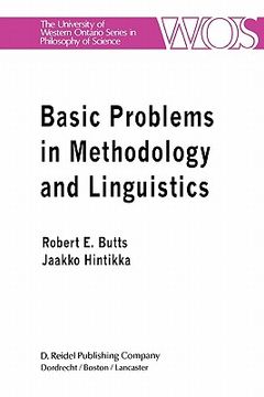 portada basic problems in methodology and linguistics (en Inglés)