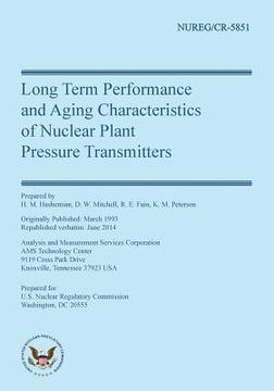 portada Long Term Performance & Aging Characteristics of Nuclear Plant Pressure Transmitters (en Inglés)