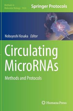 portada Circulating Micrornas: Methods and Protocols (in English)