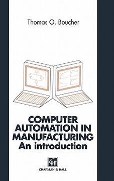 portada computer automation in manufacturing: an introduction (en Inglés)
