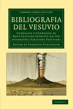 portada Bibliografia del Vesuvio Paperback (Cambridge Library Collection - Earth Science) (en Italiano)
