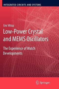 portada low-power crystal and mems oscillators: the experience of watch developments (en Inglés)