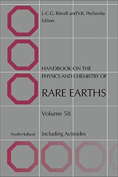 portada Handbook on the Physics and Chemistry of Rare Earths: Including Actinides: Volume 58 (Handbook on the Physics & Chemistry of Rare Earths, Volume 58) (en Inglés)