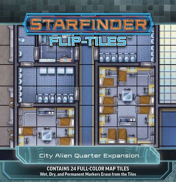 portada Paizo Starfinder Flip-Tiles: City Alien Quarter Expansion (en Inglés)