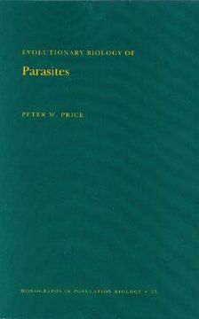portada evolutionary biology of parasites. (mpb-15) (en Inglés)