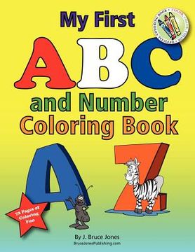 portada my first abc and number coloring book (in English)