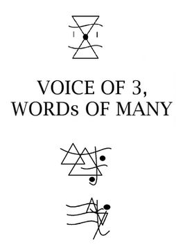 portada VOICE OF 3, WORDs OF MANY (en Inglés)