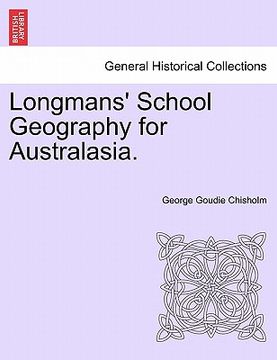 portada longmans' school geography for australasia. (en Inglés)