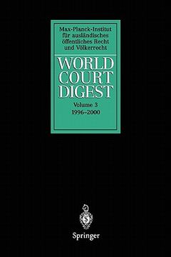 portada world court digest: volume 3: 1996 - 2000 (in English)