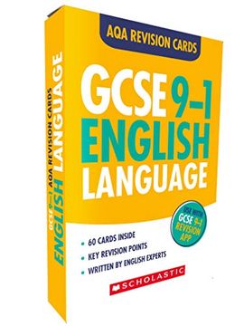 portada English Language: Gcse Revision Cards for aqa English With Free app (Gcse Grades 9-1 Revision Cards) (Gcse Grades 9-1 Subject Revision Cards) (in English)
