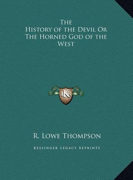 portada the history of the devil or the horned god of the west