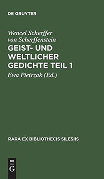portada Geist- und Weltlicher Gedichteteil 1 