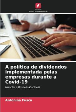 portada A Política de Dividendos Implementada Pelas Empresas Durante a Covid-19 (en Portugués)