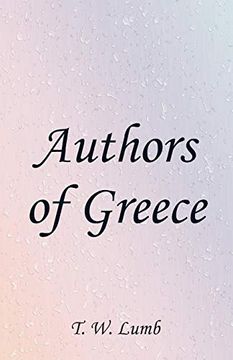 portada Authors of Greece (en Inglés)