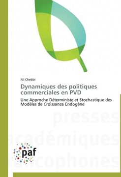 portada Dynamiques des politiques commerciales en PVD