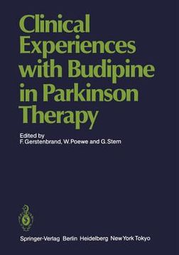 portada clinical experiences with budipine in parkinson therapy (en Inglés)