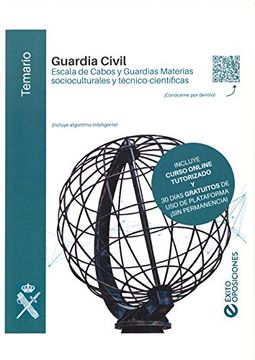 portada Temario Guardia Civil Escala de Cabos y Guardias Materias Socio-Culturales Y Técnico-Científicas